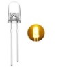Lot de 5 Leds Jaune 3mm transparente