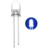 Lot de 5 Leds bleu 3mm transparente