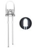 Lot de 5 Leds Blanc 3mm transparente