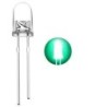 Lot de 5 Leds Vert 3mm transparente