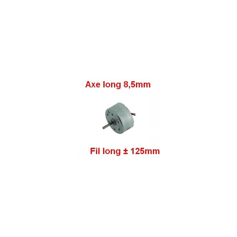 Moteur solaire 2506 Axe Long  8.5 mm