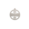 Boule Noël prénom personnalisé Blanc